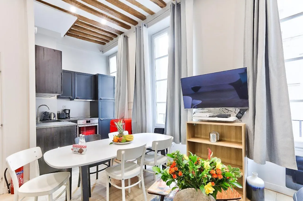 44-cosy Flat Montorgueil Apartman
